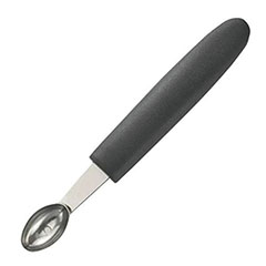 Biradlı Plastik Saplı Oval Parizyen Kaşık