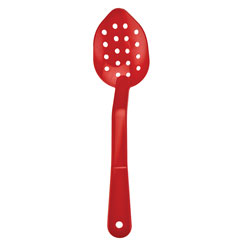 Biradlı Polikarbon Servis Kaşığı Delikli, 29 cm, Siyah