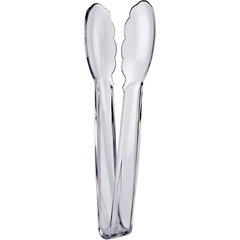 Biradlı Polikarbon Servis Maşası, 23 cm, Şeffaf