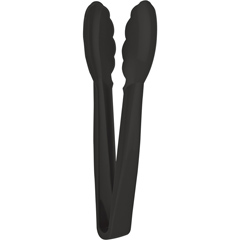 Biradlı Polikarbon Servis Maşası, 23 cm, Siyah