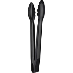 Biradlı Polikarbon Servis Maşası, 30 cm, Siyah