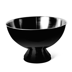 Biradlı Punch Kasesi, 39x25 cm, Siyah