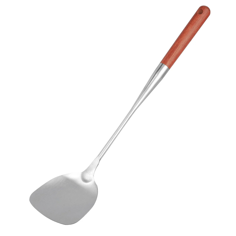 Biradlı Wok Spatula, 9,5x43 cm