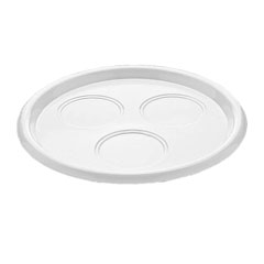 Biradlı Yuvarlak Kahve Sunum Tepsisi, 19 cm