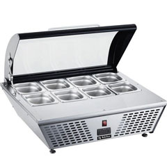 By Kitchen Set Üstü Soğuk Teşhir Dolabı, 103,5x47,7x32,8 cm, DSS 67 1