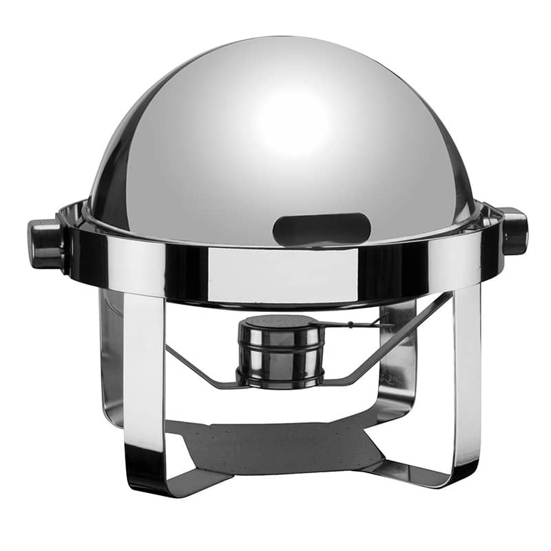 Öztiryakiler Chafing Dish, Küresel Kapak, Was Ayak, Mat, Isıtıcısız
