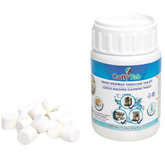 CoffyTab A001-1 Kahve Makinesi Temizleme Tableti, 1 gr, 100 Tablet