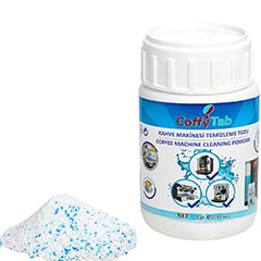 CoffyTab A001-3 Kahve Makinesi Temizleme Tozu, 150 gr
