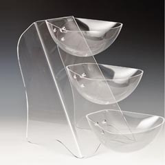 Zicco Çok Amaçlı Teşhir Standı, 3 Katlı, 47x25x37 cm