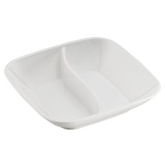 Corona Professional Polikarbon Sos Kabı, Kare, Bölmeli, BO726, Beyaz