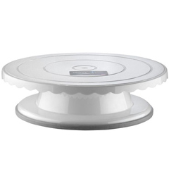Corona Professional Polikarbon Döner Pasta Standı, 270 mm, BO390, Beyaz