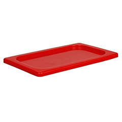 Corona Professional Polipropilen Gastronom küvet Kapak Kilitli, 1/4, BO2151, Kırmızı