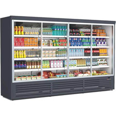 Dampak 4 Kapılı Sütlük Dolabı, İçten Motorlu, 250x69,5x204 cm