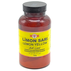 Decaroma Su Bazlı Toz Gıda Boyası, Limon Sarı, 100 gr