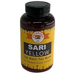 Decaroma Yağ Bazlı Toz Boya, Sarı, 100 gr