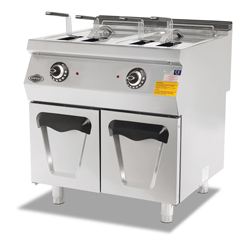 Empero 700 Plus Seri Elektrikli Fritöz, Dolaplı, Çiftli, 14+14 lt, 80x73x85 cm