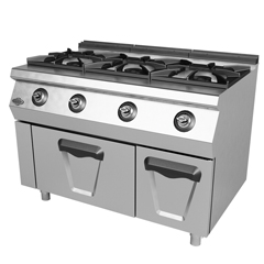 Empero 700 Plus Seri Gazlı Fırınlı Kuzine, 3 Brülörlü Ocak, 120x73x85 cm