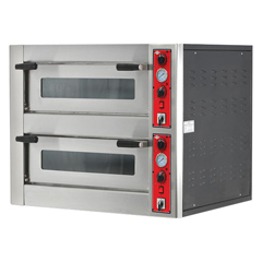 Empero Elektrikli Pizza Fırını, Çift Katlı, 33 cm 4+4 Pizza Kapasiteli