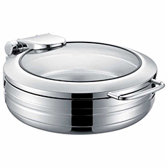 Epinox CYL-6Y Lüks Chafing Dish, Yunarlak GN 2/3, 6 lt
