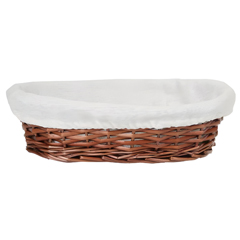 Epinox Hasır Bezli Oval Ekmek Sepeti, 20 cm, ES-2015