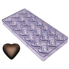 Epinox Kalp Çikolata Kalıbı, Polikarbon, 27,5x13,5, Klp 15