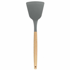 Epinox Silikon Servis Spatulası Ahşap Sap, Asp 12