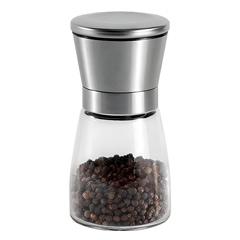Epinox Tuz Biber Değirmeni, Çelik Kapak, Cam Hazne, 13 Cm, CSM-130