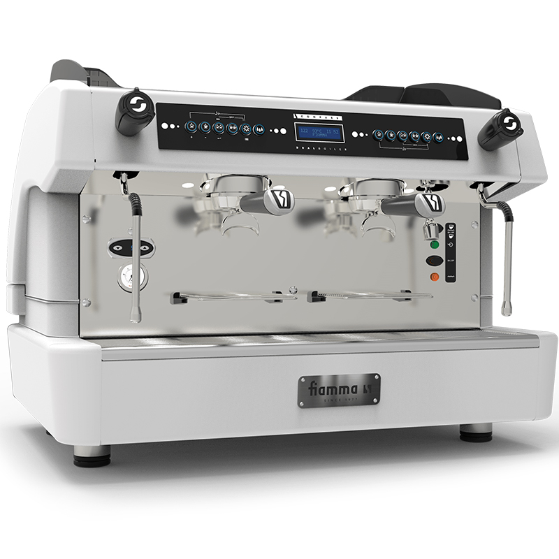 Fiamma Compass 2 Double Boiler Tall Cup Espresso Kahve Makinesi, Beyaz