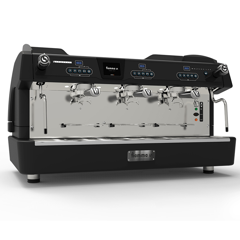 Fiamma Compass 3MB TC Espresso Kahve Makinesi, Siyah