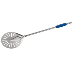 Gi Metal I-20F/120 Delikli Küçük Pizza Çevirme Küreği, 20x20 cm