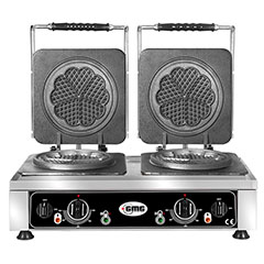 Gmg Amore M KGW 21 M Çiçek Waffle Makinesi, Çiftli, Sabit Plakalı