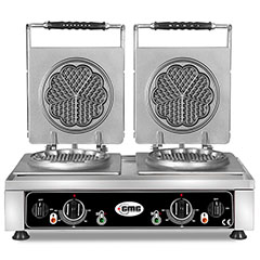 Gmg Amore S KGW 21 S Çiçek Waffle Makinesi, Çiftli, Sabit Plakalı, Teflon Kaplamalı
