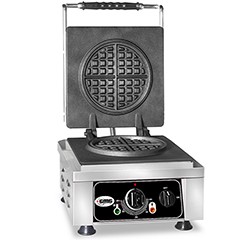 Gmg KGW 06 Yuvarklak American Waffle Makinesi, Tekli, Sabit Plakalı