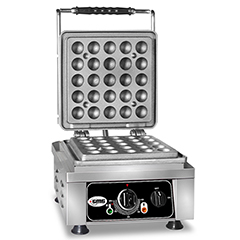 Gmg KGW 07 L Lokmia L Waffle Makinesi, Tekli, Sabit Plakalı, Teflon Kaplamalı