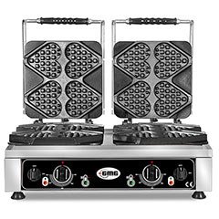 Gmg KGW 24 Tiamo Kalp Waffle Makinesi, Çiftli, Sabit Plakalı