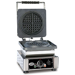 Gmg WE 06 Yuvarlak American Waffle Makinesi, Tekli, Değiştirilebilir Plakalı