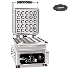 Gmg WE 07 D Lokmia D Waffle Makinesi, Tekli, Değiştirilebilir Plakalı, Teflon Kaplamalı