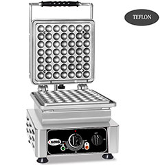 Gmg WE 07 S Lokmia S Waffle Makinesi, Tekli, Değiştirilebilir Plakalı, Teflon Kaplamalı