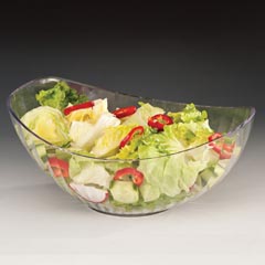 Zicco Gondol Teşhir Tabağı, Polikarbon, 33x22,5x13 cm, Şeffaf