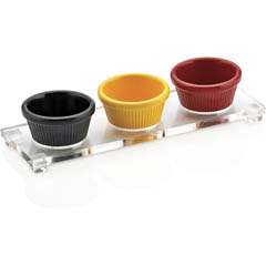 Groovy Açık Büfe 7 cm Standlı Sosluk Takımı, 25x8 cm