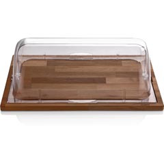 Groovy Ahşap Altlı Polikarbon Rolltop, Dikdörtgen, 58x37,5x18 cm