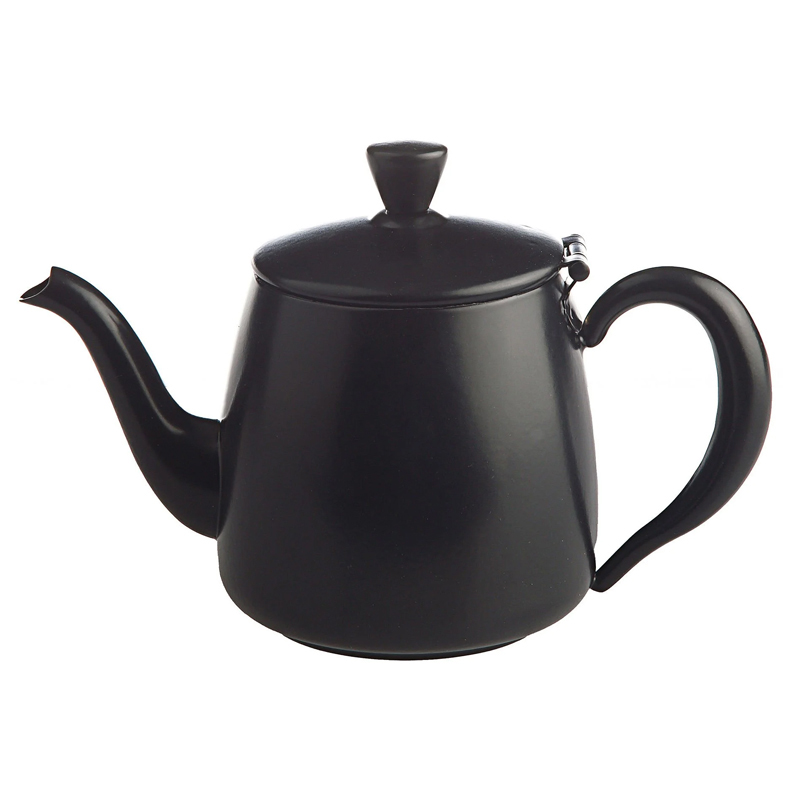 Groovy Çelik Kahve ve Çay Potu, 550 mm, Siyah