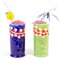 Groovy Ceramic Tiki Mug, 8x17,5 cm, 540 cc