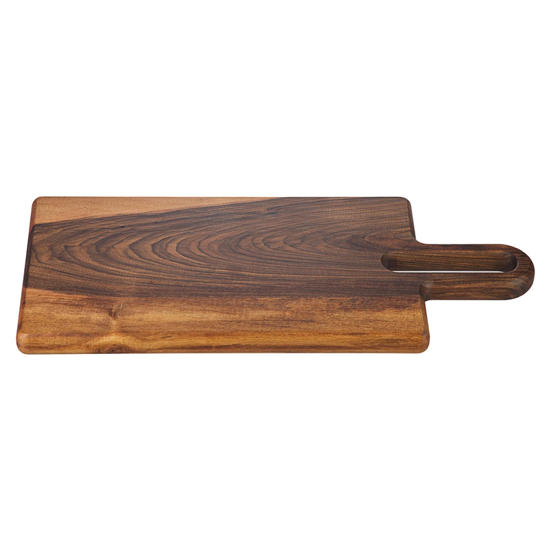 Groovy Ceviz Steak Tahta Kulplu, 45x20 cm