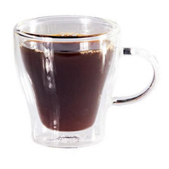 Groovy Çift Cidarlı Kulplu Bardak 250 Ml