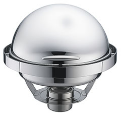 Groovy Gömme Roll Top Yuvarlak Chafing Dish