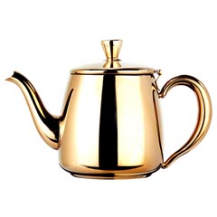 Groovy GRV-254 Çelik Kahve ve Çay Potu, 550 mm, Altın