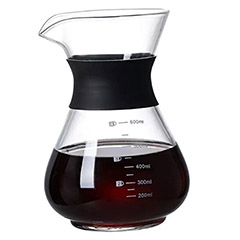 Groovy GRV-CP-01 Kahve Demleme Sürahisi, Cam, 600 ml