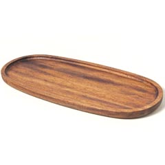 Groovy İreko Oval Sunum Tahtası, 38x16,5x2 cm