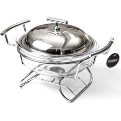 Groovy Isıtıcılı Yemek Servis, Yuvarlak 1,9 Lt, 33x23,6x20,5 cm